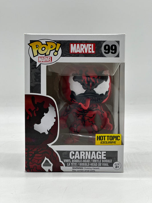 Pop! Marvel Marvel 99 Carnage HotTopic Exclusive