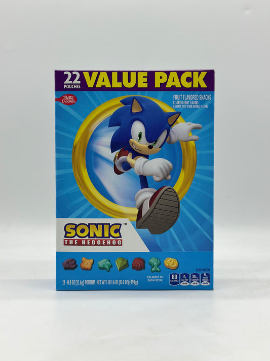 Sonic The Hedgehog Fruit Flavored Snacks