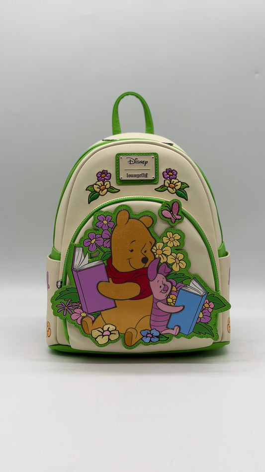 Disney Winnie The Pooh Piglet & Pooh Bear Reading Backpack