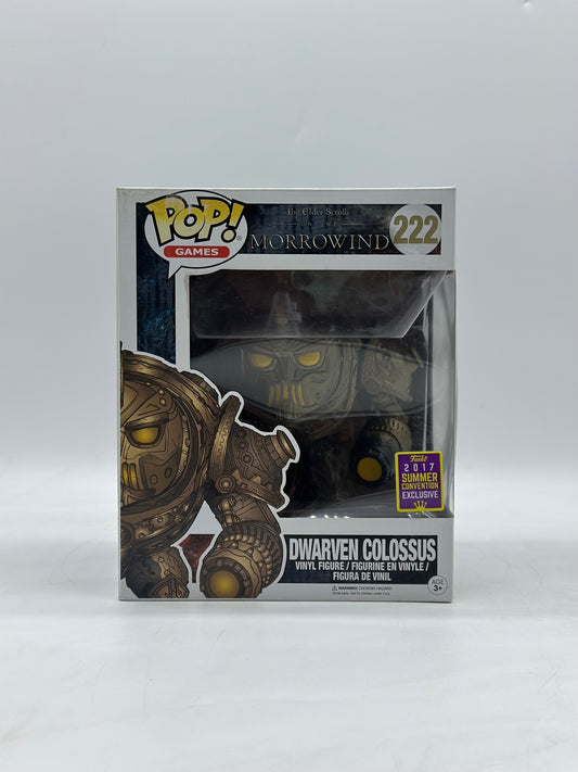 Pop! Games The Glder Scrolls Online Morrowind 222 Dwarven Colossus 2017 Summer Convention Exclusive 8’Inch