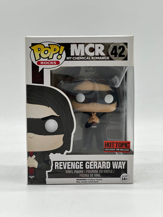 Pop! Rocks MCR My Chemical Romance 42 Revenge Gerard Way HotTopic Exclusive Pre-Release