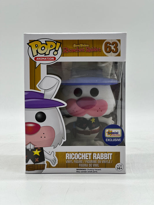 Pop! Animation Hanna-Barbera Ricochet Rabbit 63 Ricochet Rabbit Gemini Collectibles Exclusive