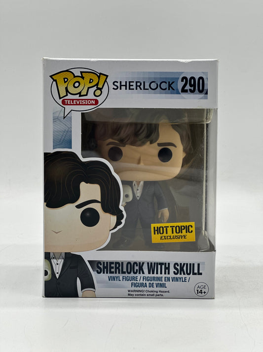 Pop! Television Sherlock 290 Sherlock With Skull HotTopic Exclusive