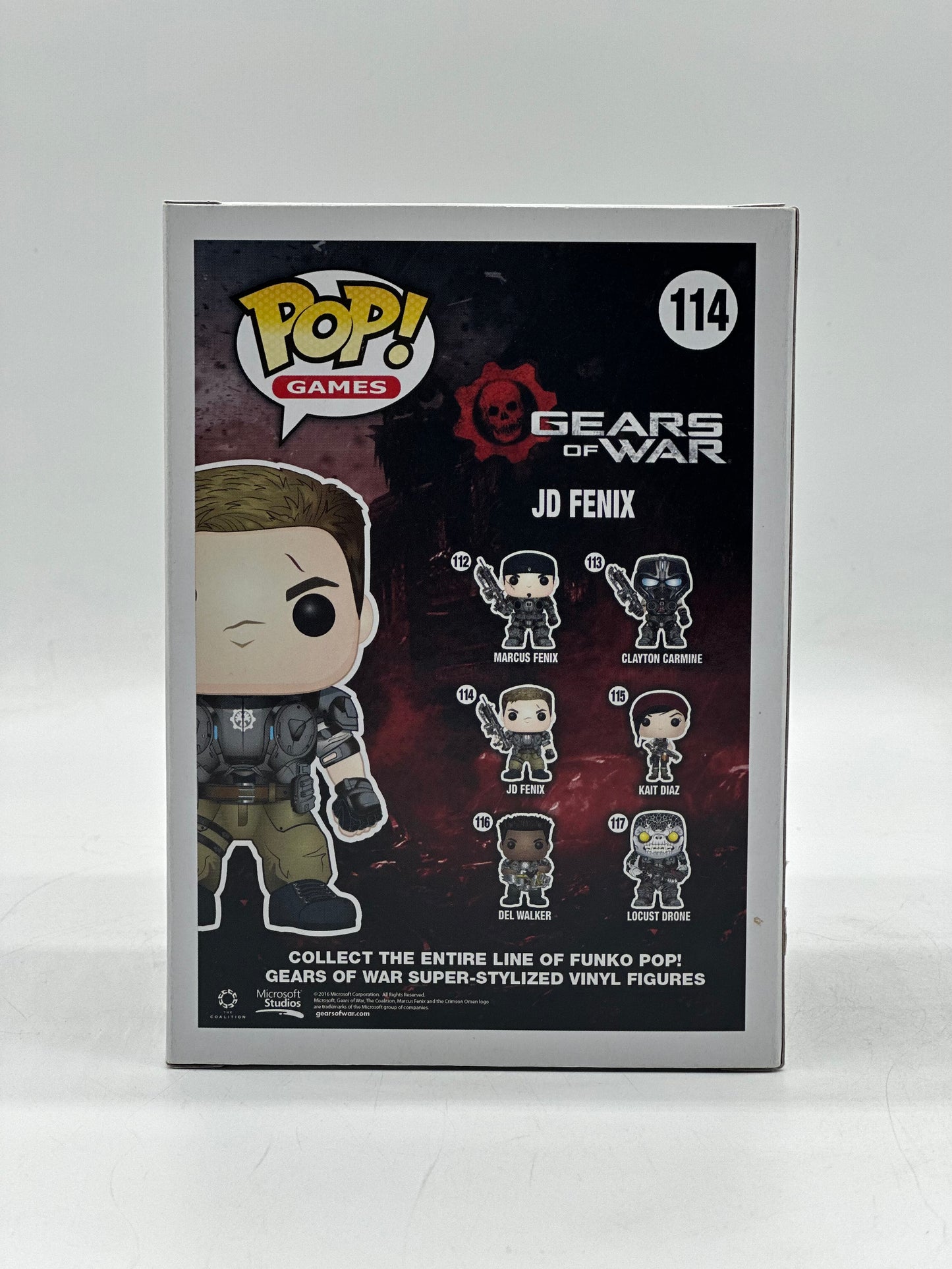 Pop! Games Gears OF War 114 JD Fenix Glow In The Dark Swarm Gunk Only Best Buy