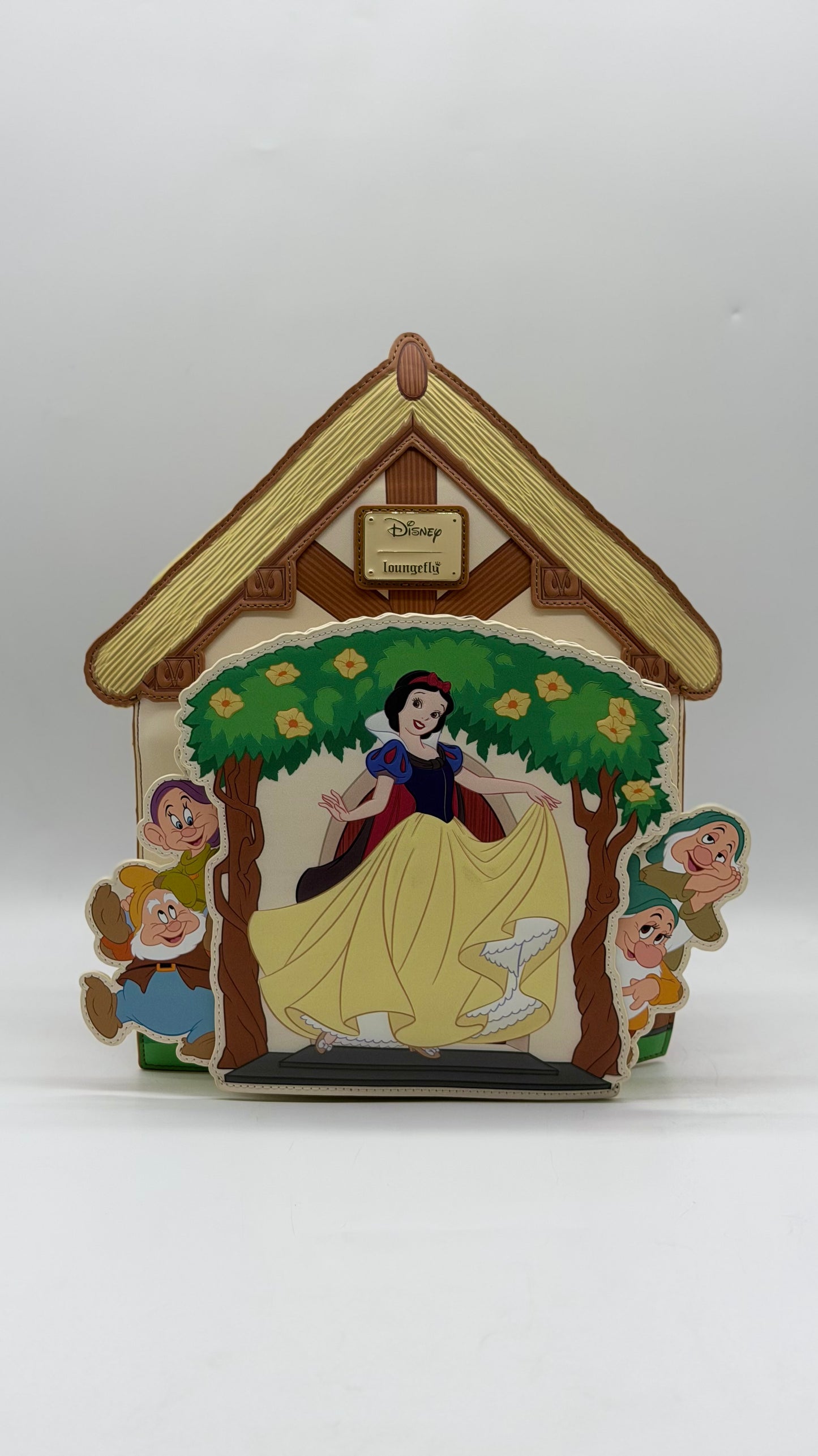 Disney Snow White And The Seven Dwarfs Cottage Figural Backpack