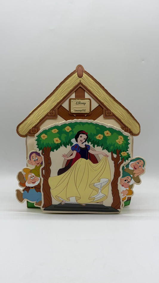 Disney Snow White And The Seven Dwarfs Cottage Figural Backpack