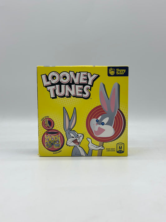 Looney Tunes Men’s Combo Set Boxer Brief + 1 Pair Crew Socks Size S