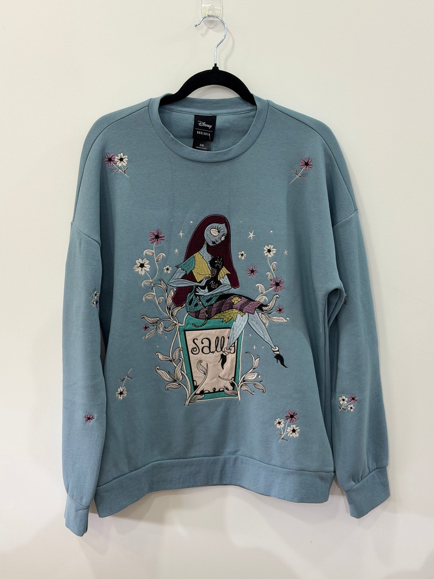 Disney The Nightmare Before Christmas Floral Sally Crewneck Small