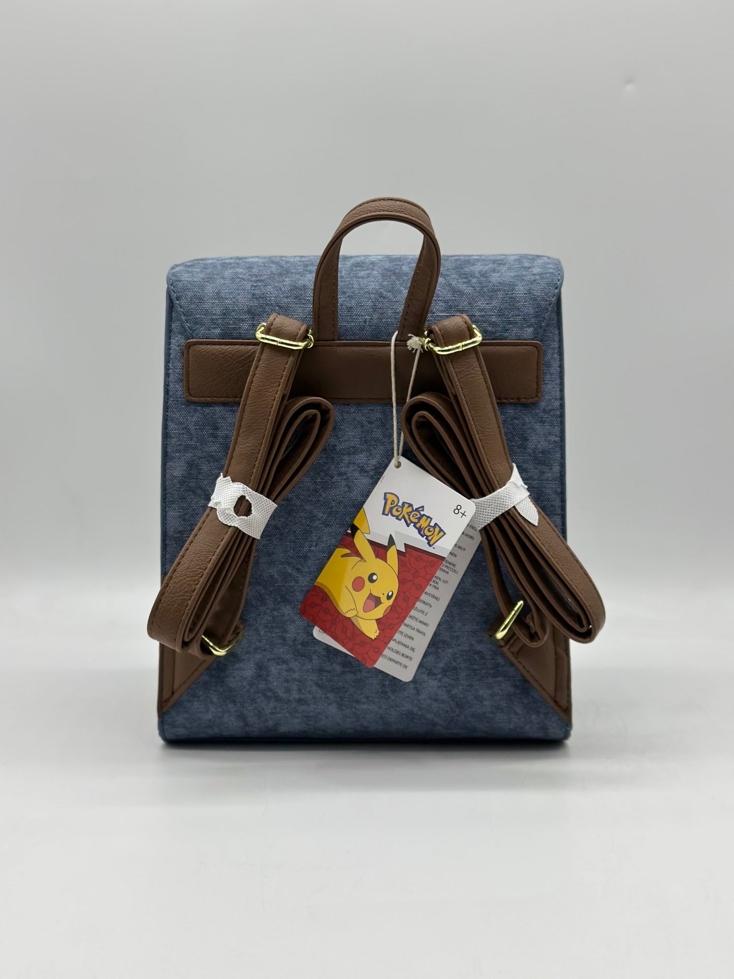 Pokemon Patches Denim Mini Backpack