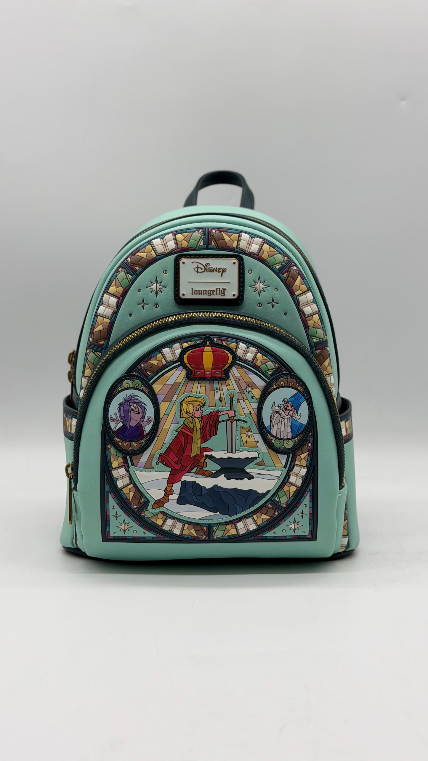Disney The Sword In The Stone Stained Glass Portrait Backpack