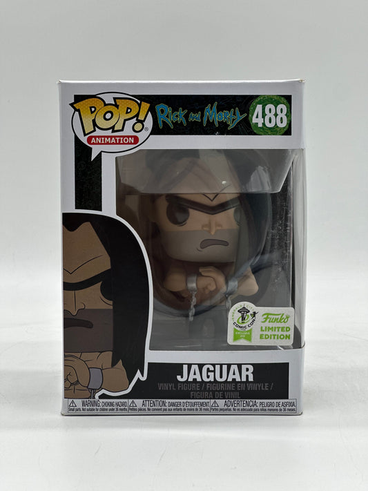 Pop! Animation Rick And Morty 488 Jaguar Emerald City Comic Con Exclusive 2019 Limited Edition