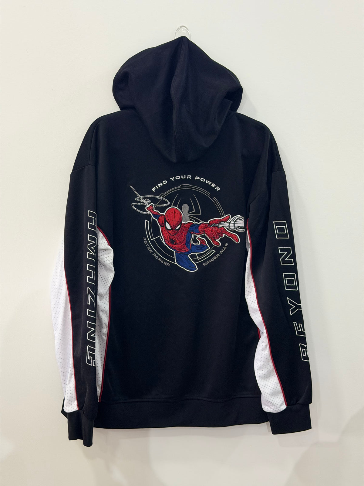 Marvel Spider-Man Beyond Amazing Mesh Hoodie Exclusive Medium