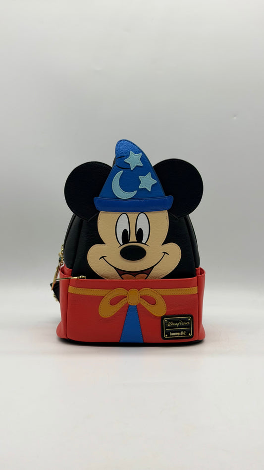 Disney Parks Mickey Mouse Ink & Paint Sorcerer Backpack