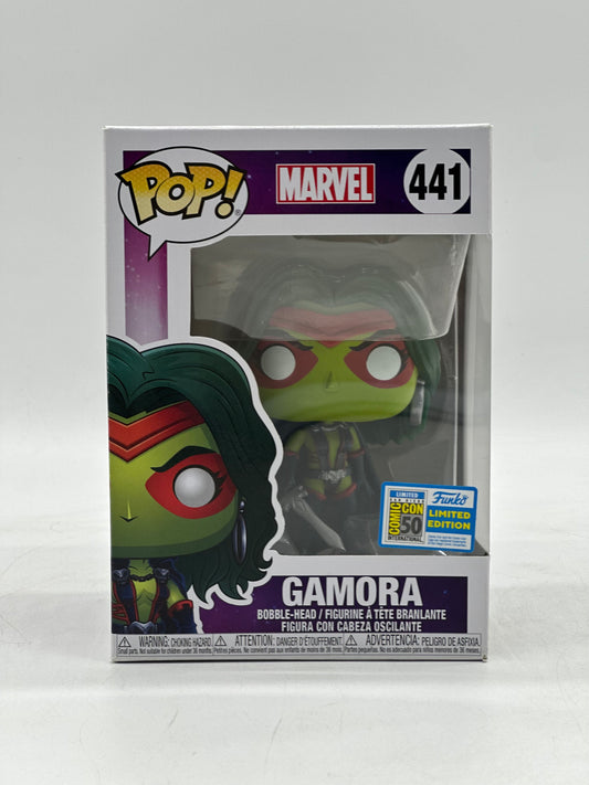 Pop! Marvel 441 Gamora 2019 San Diego Comic Con 50 International Limited Edition