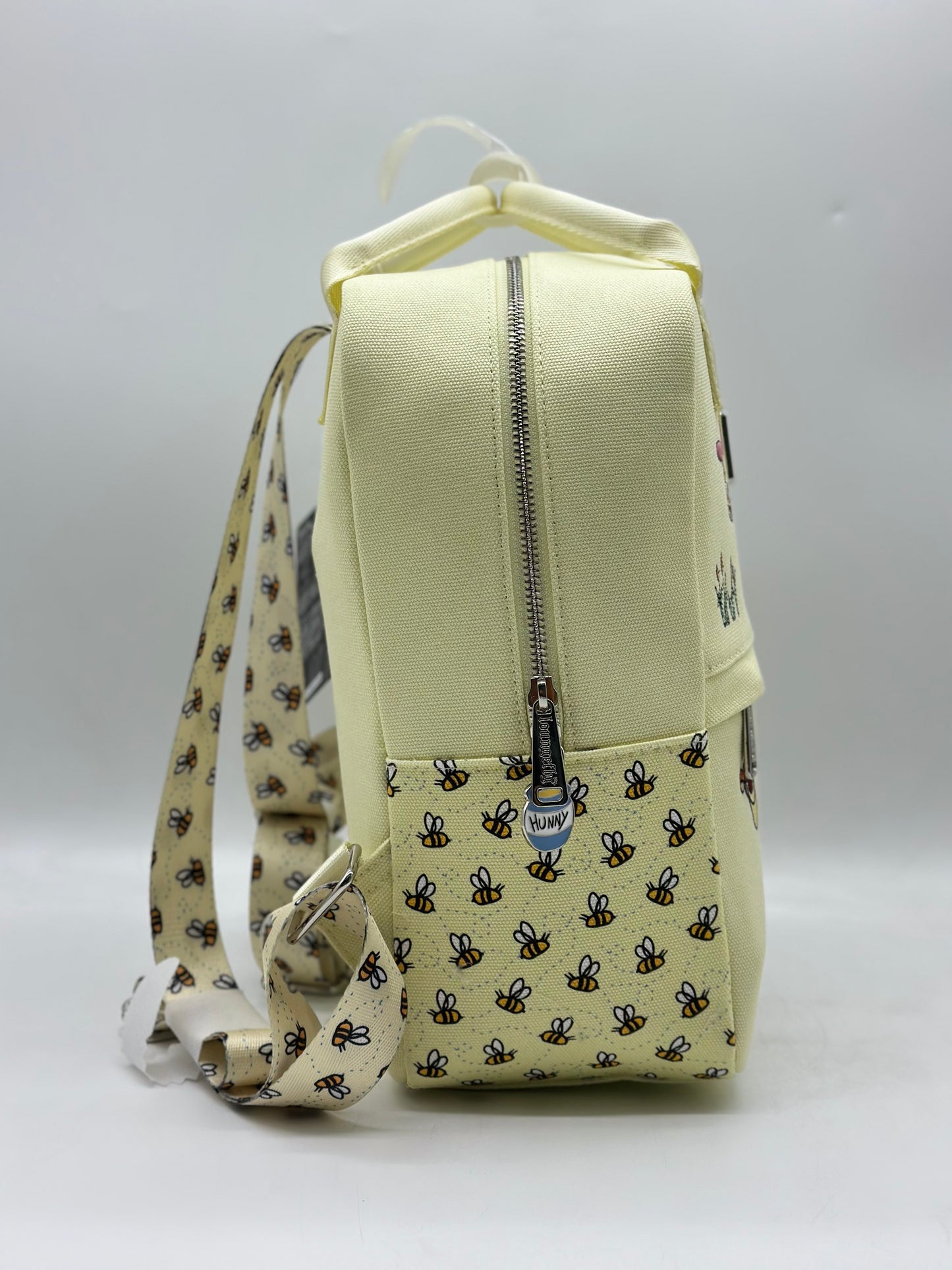 Disney Winnie The Pooh Embroidered Characters Canvas Mini Backpack