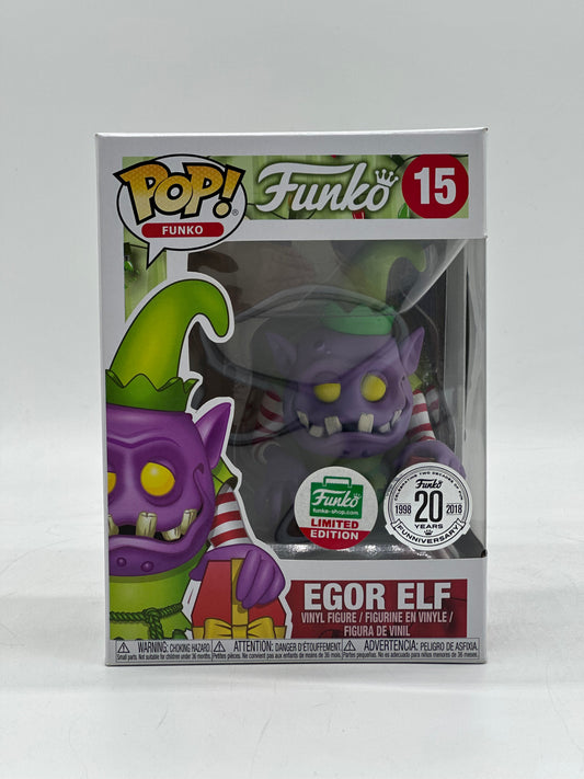 Pop! Funko Funko 15 Egor Elf Funko Limited Edition 20 Years 1998 2008 Funniversary