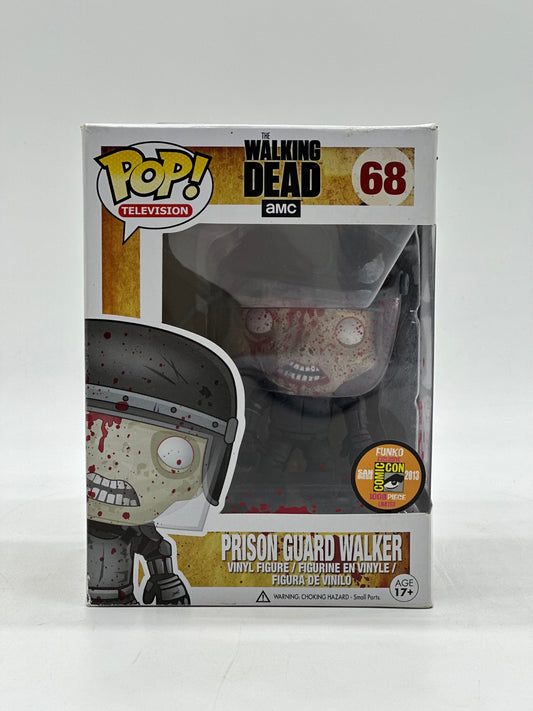 Pop! Television The Walking Dead amc 68 Prison Guard Walker San Diego Comic Con 2013 1008 Piece Limited Exclusive