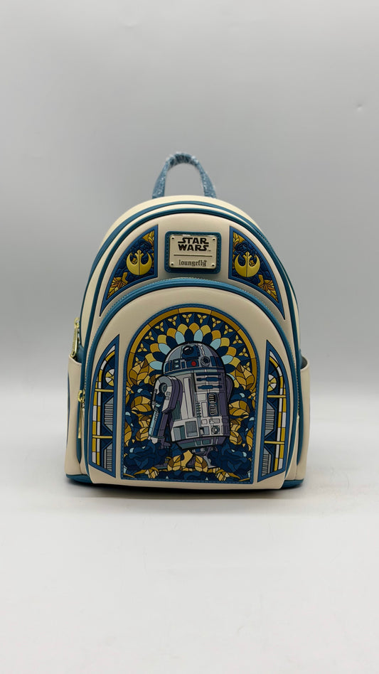 Star Wars R2-D2 Stained Glass Portrait Backpack