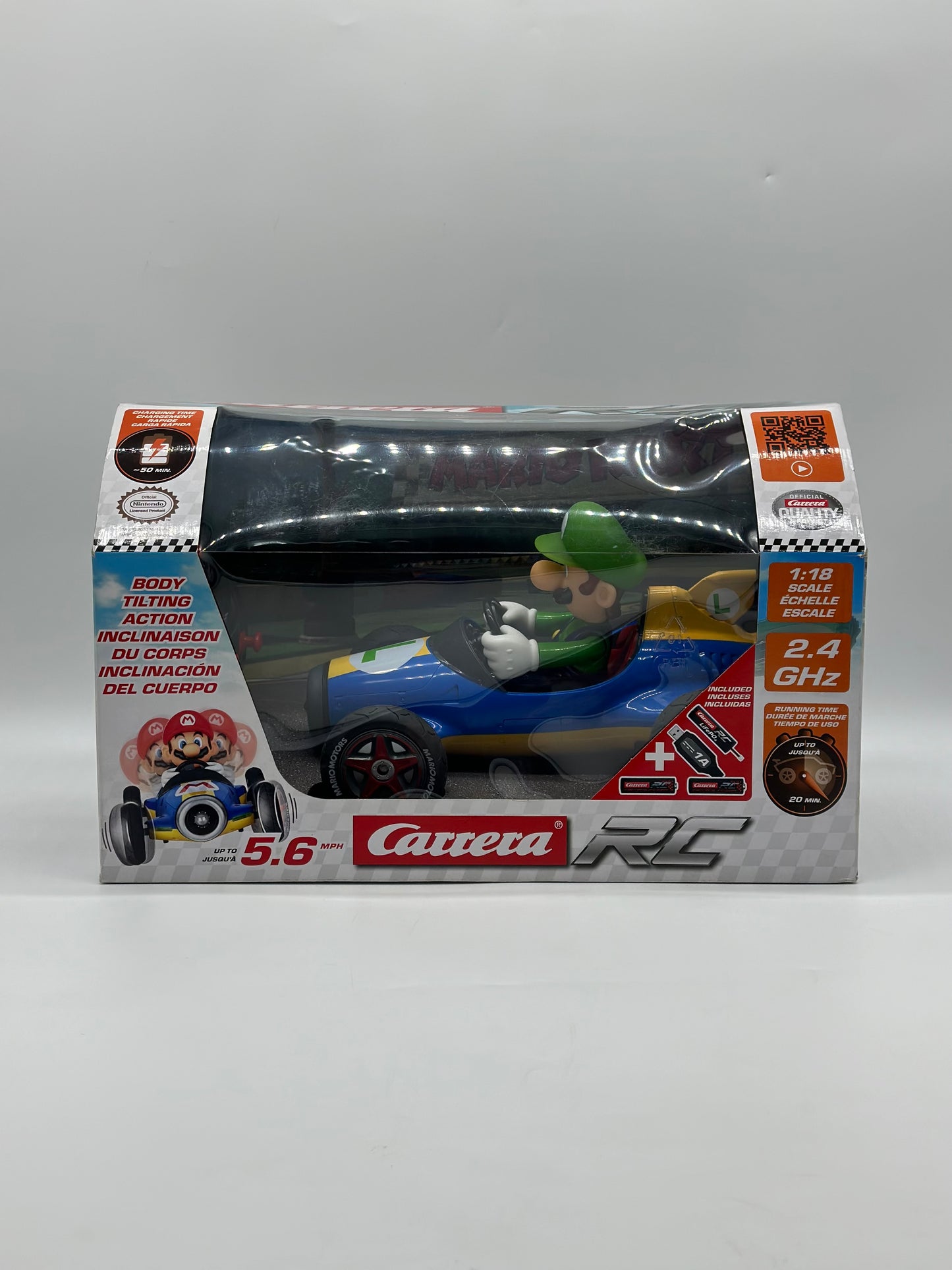 Nintendo Mario Kart Mach 8 Luigi -  1:18 Scale