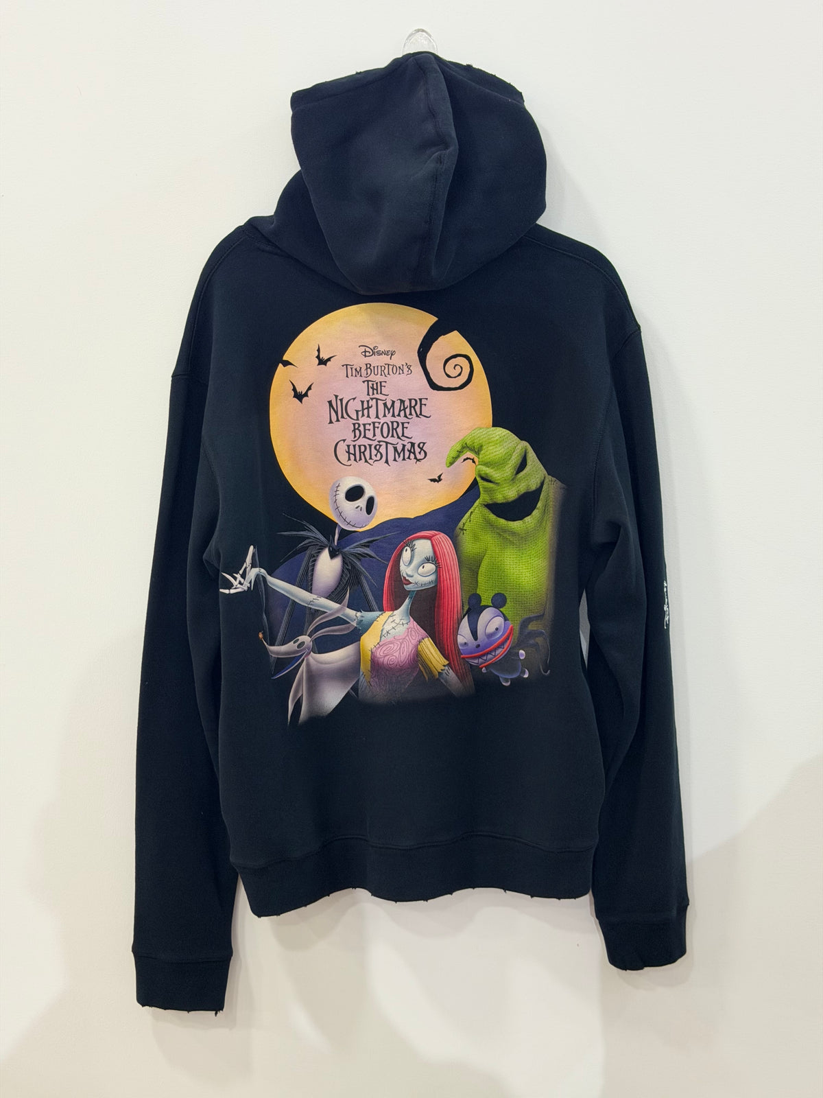 Disney The Nightmare Before Christmas Characters Zip Up Hoodie Large