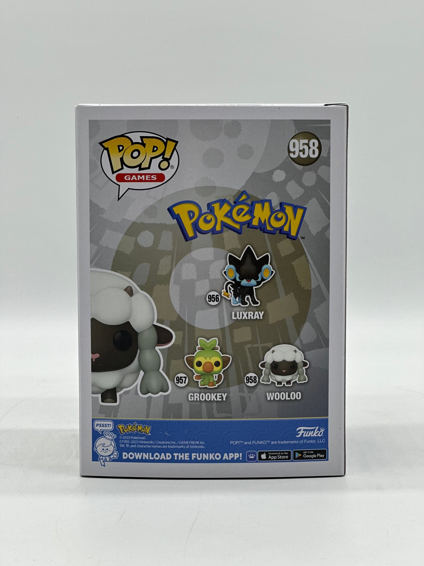 Pop! Games Pokemon 958 Wooloo