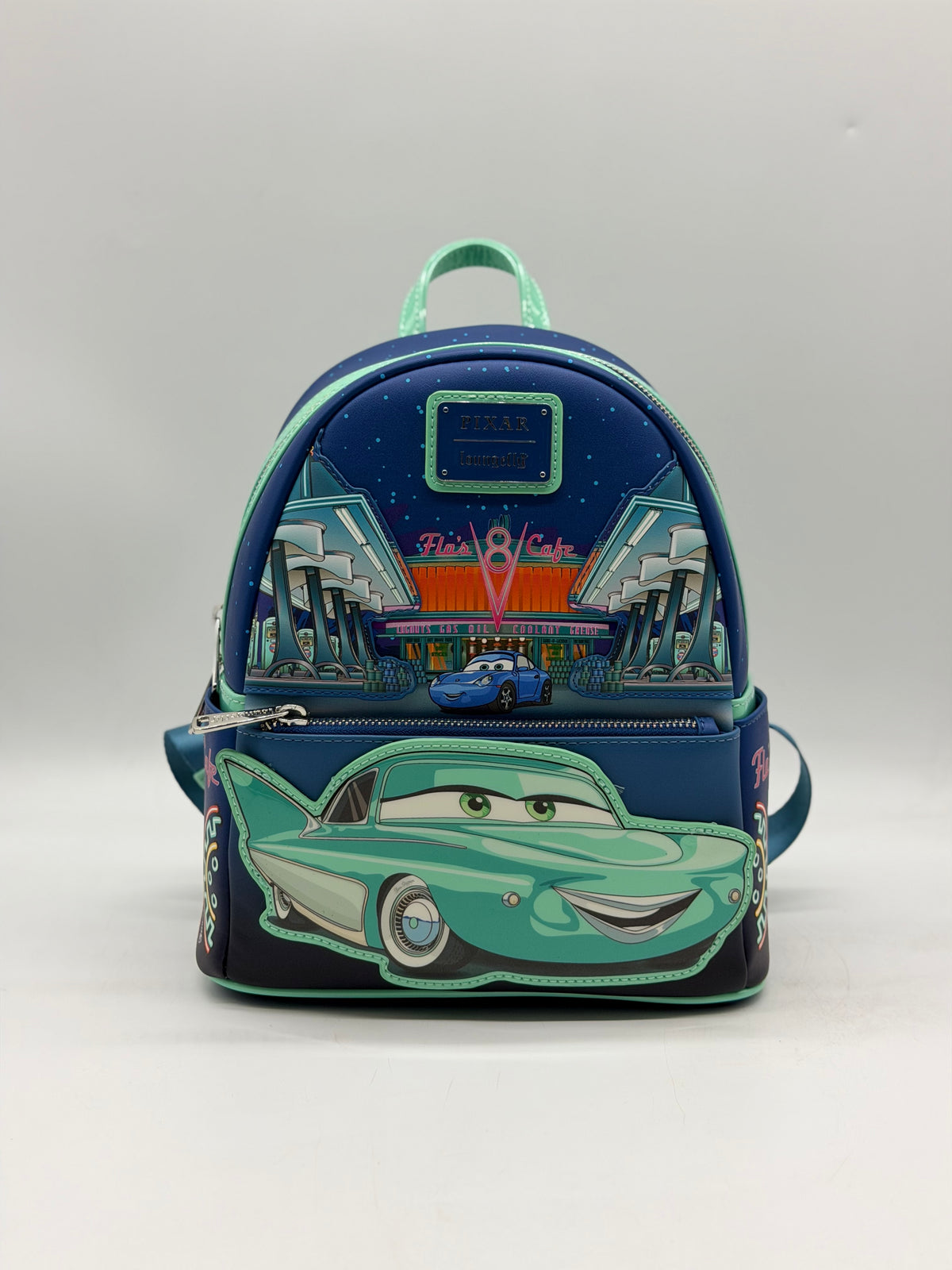 Disney Pixar Cars Flo’s Cafe Glows In The Dark Mini Backpack
