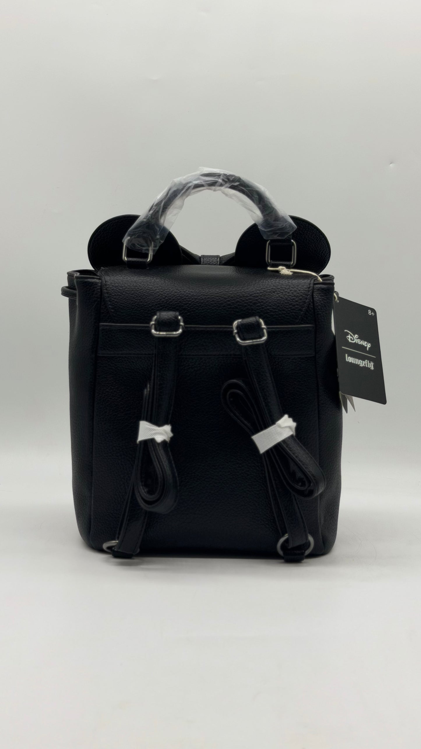 Disney Minnie Mouse Pebble Textured Black Backpack