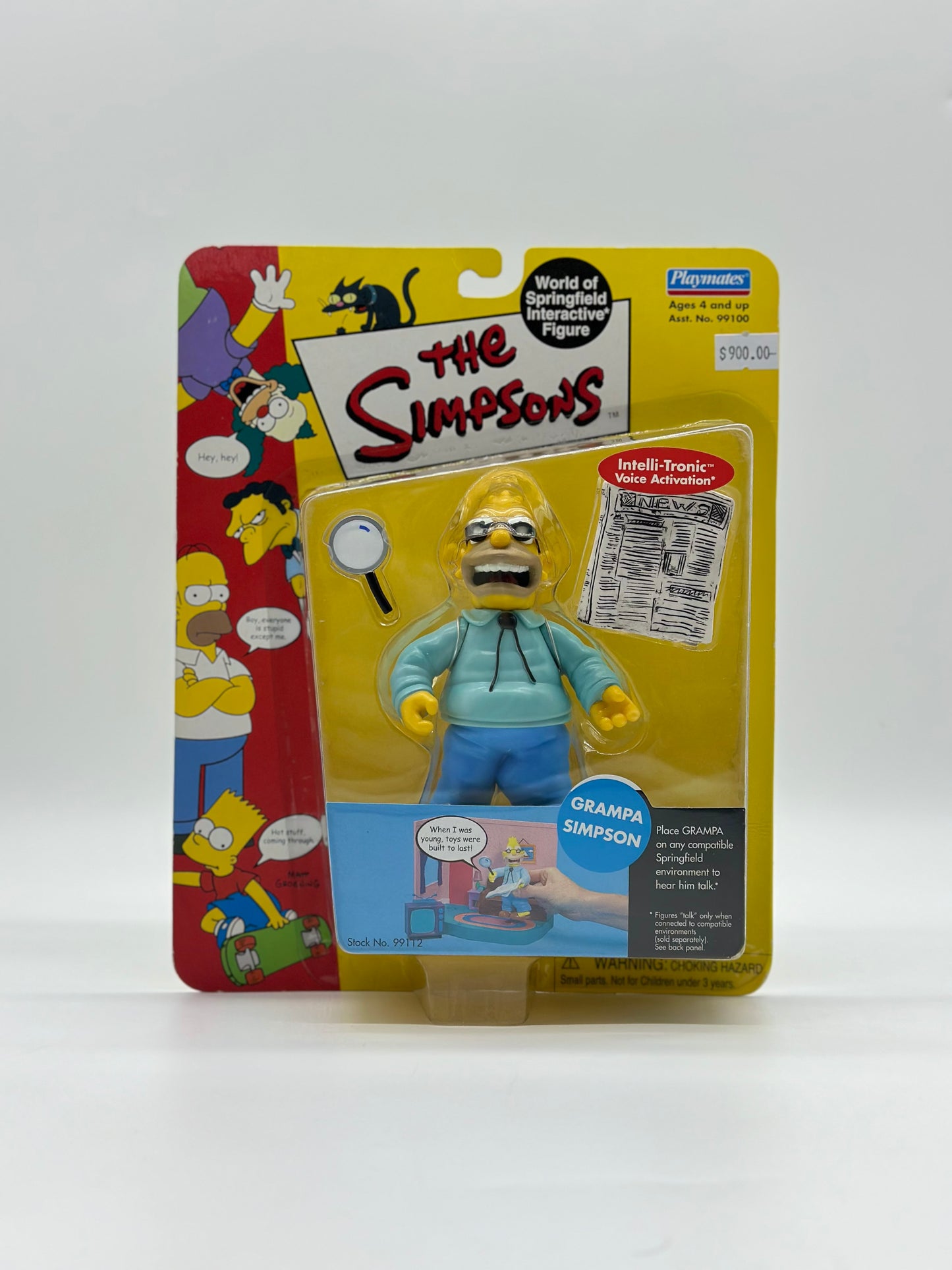 The Simpsons World Of Springfield Interactive Figure Grampa Simpson
