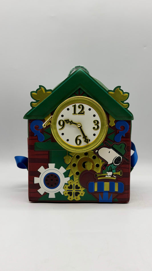 Peanuts Snoopy Camp Clock Backpack Knott’s Berry Farm Exclusive