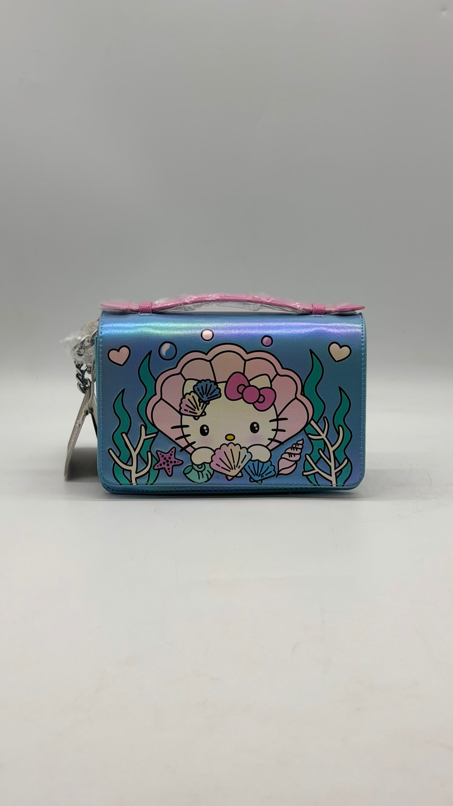 Sanrio Hello Kitty Mermaid Metallic Crossbody Bag