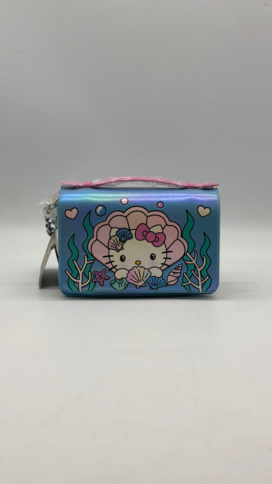 Sanrio Hello Kitty Mermaid Metallic Crossbody Bag