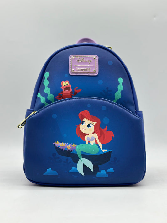 Disney The Little Mermaid Ariel & Sebastian Backpack