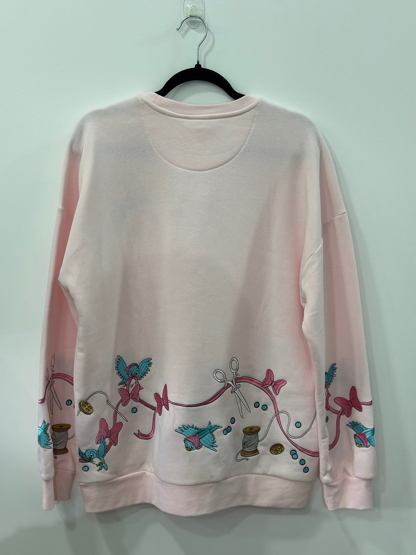 Disney Cinderella Pink Women’s Mickey Mouse Crewneck Large