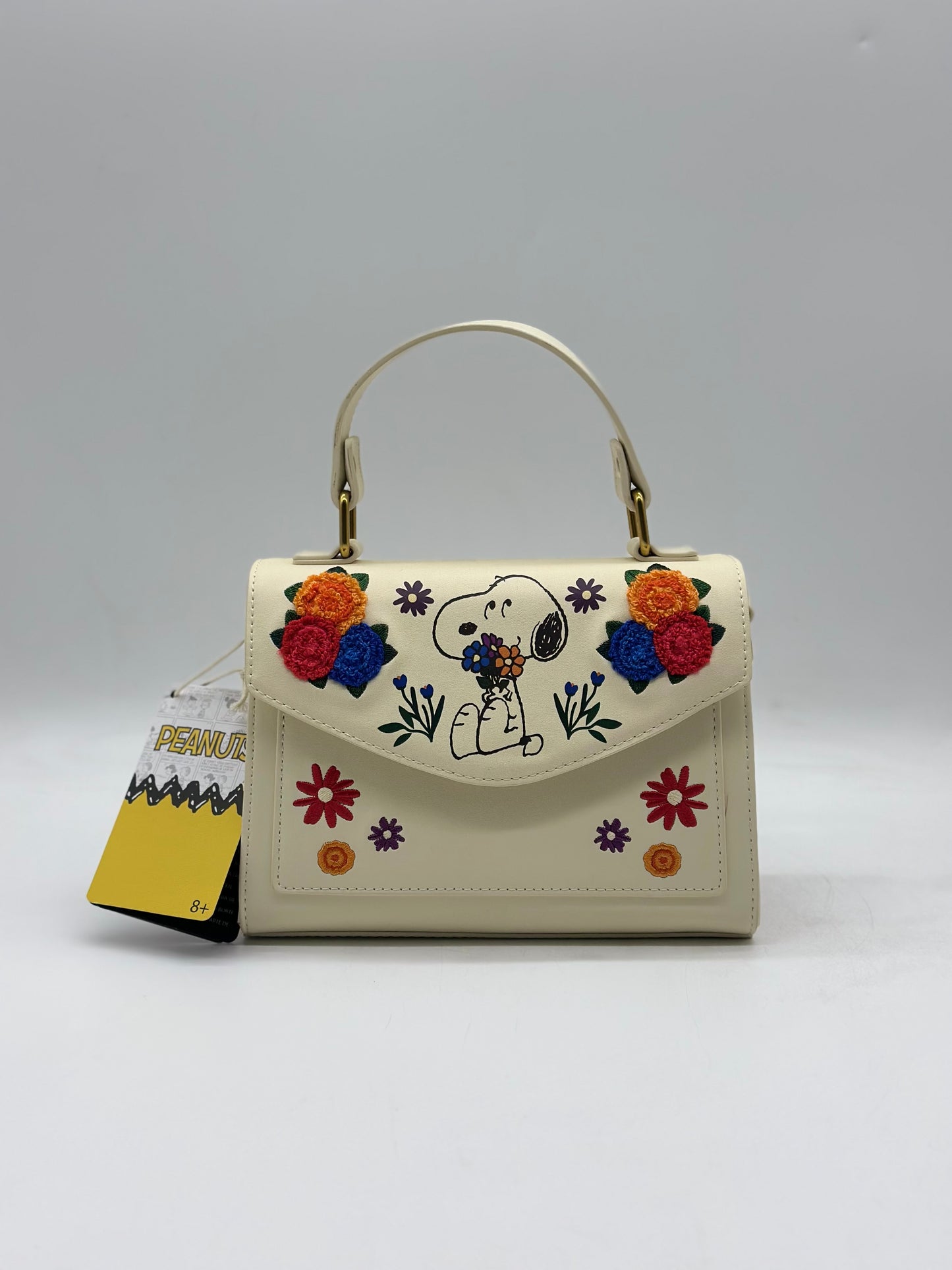 Peanuts Floral Snoopy Crossbody Bag