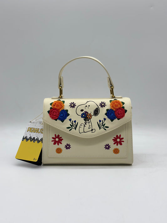 Peanuts Floral Snoopy Crossbody Bag