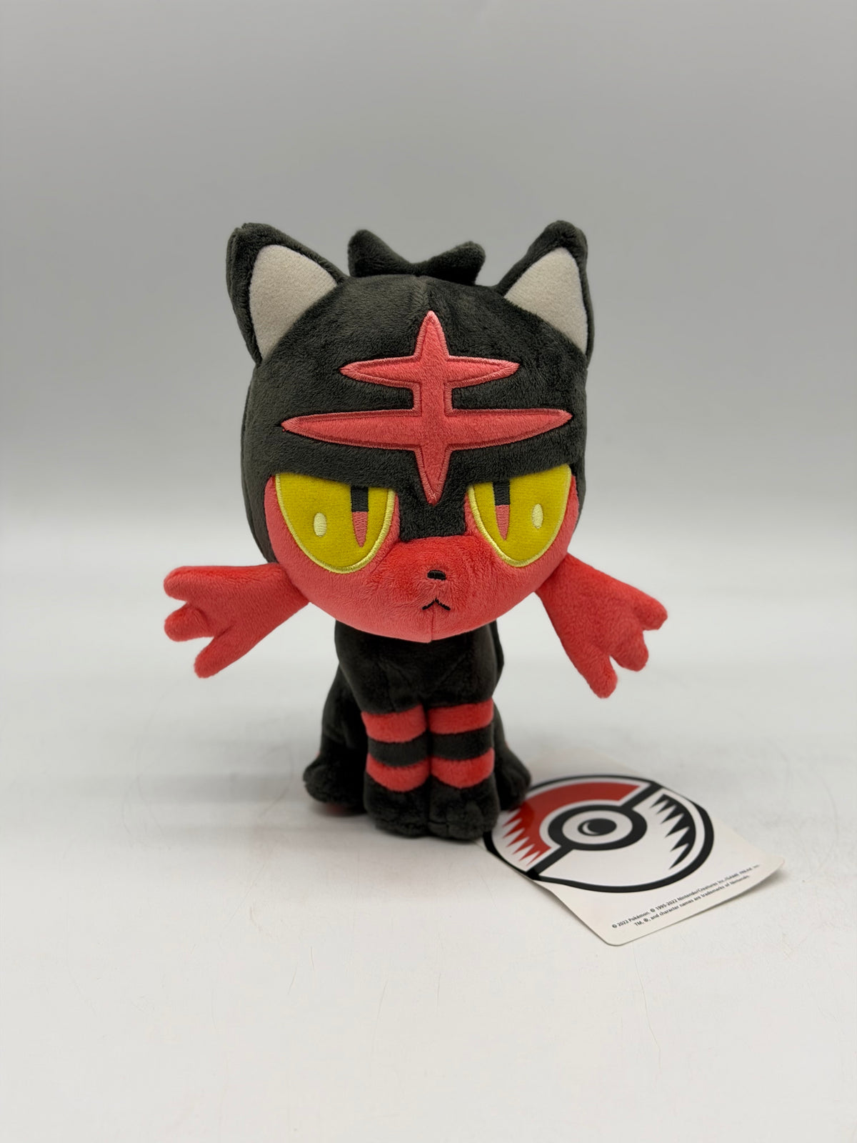 Pokemon Litten Poke Plush Medium 6’Inch