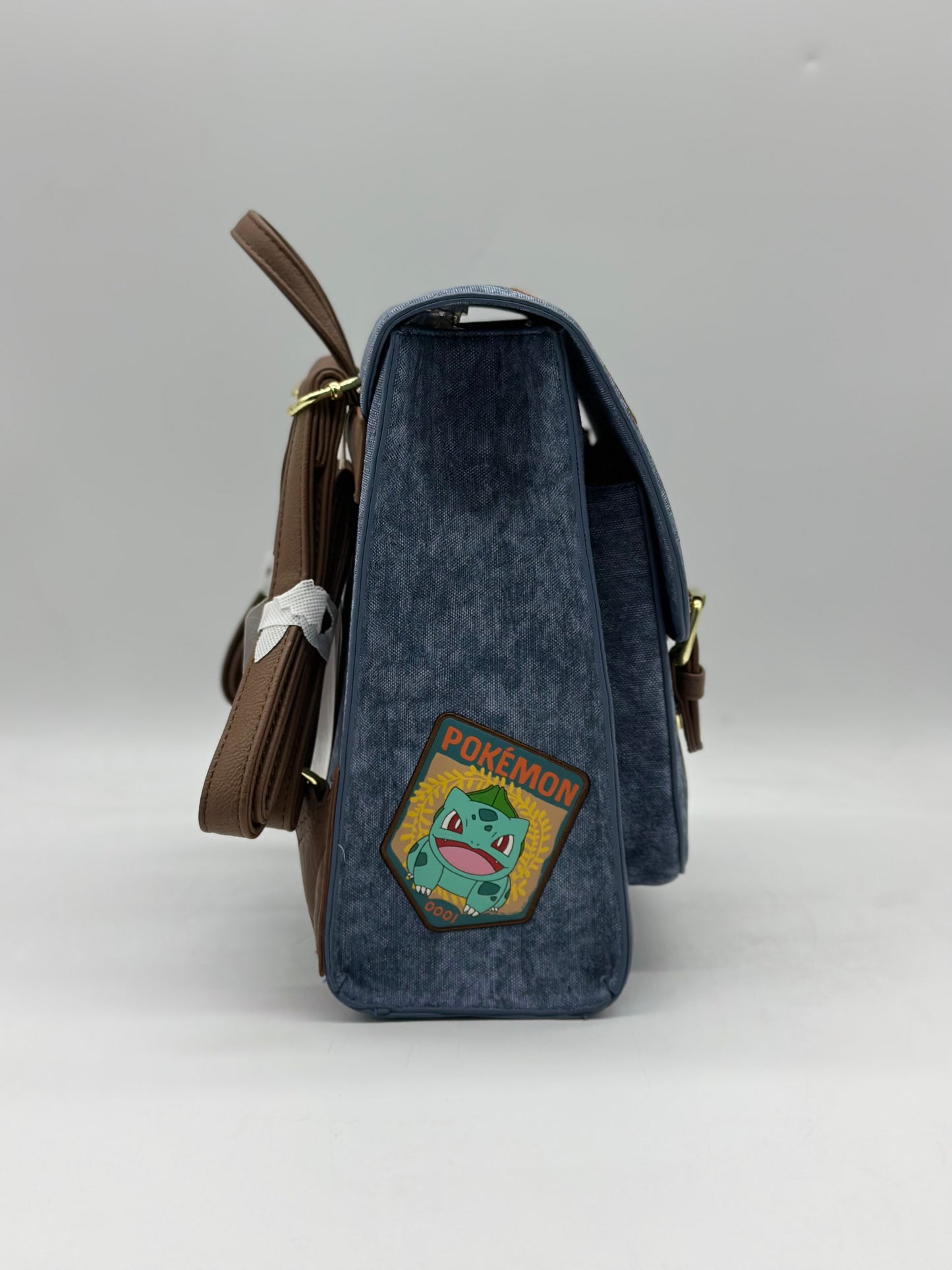 Pokemon Patches Denim Mini Backpack