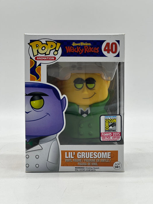 Pop! Animation Hanna Barbera Wacky Races 40 Lil’ Gruesome 2015 San Diego Comic Con International 500 Pcs Limited Edition