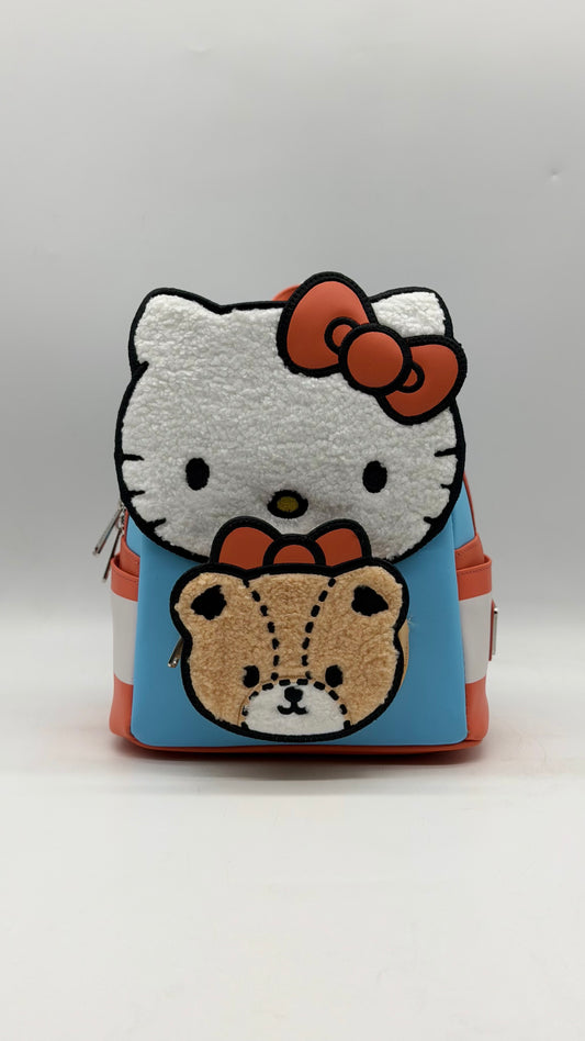 Sanrio Hello Kitty & Tiny Chum Bear Sherpa Backpack