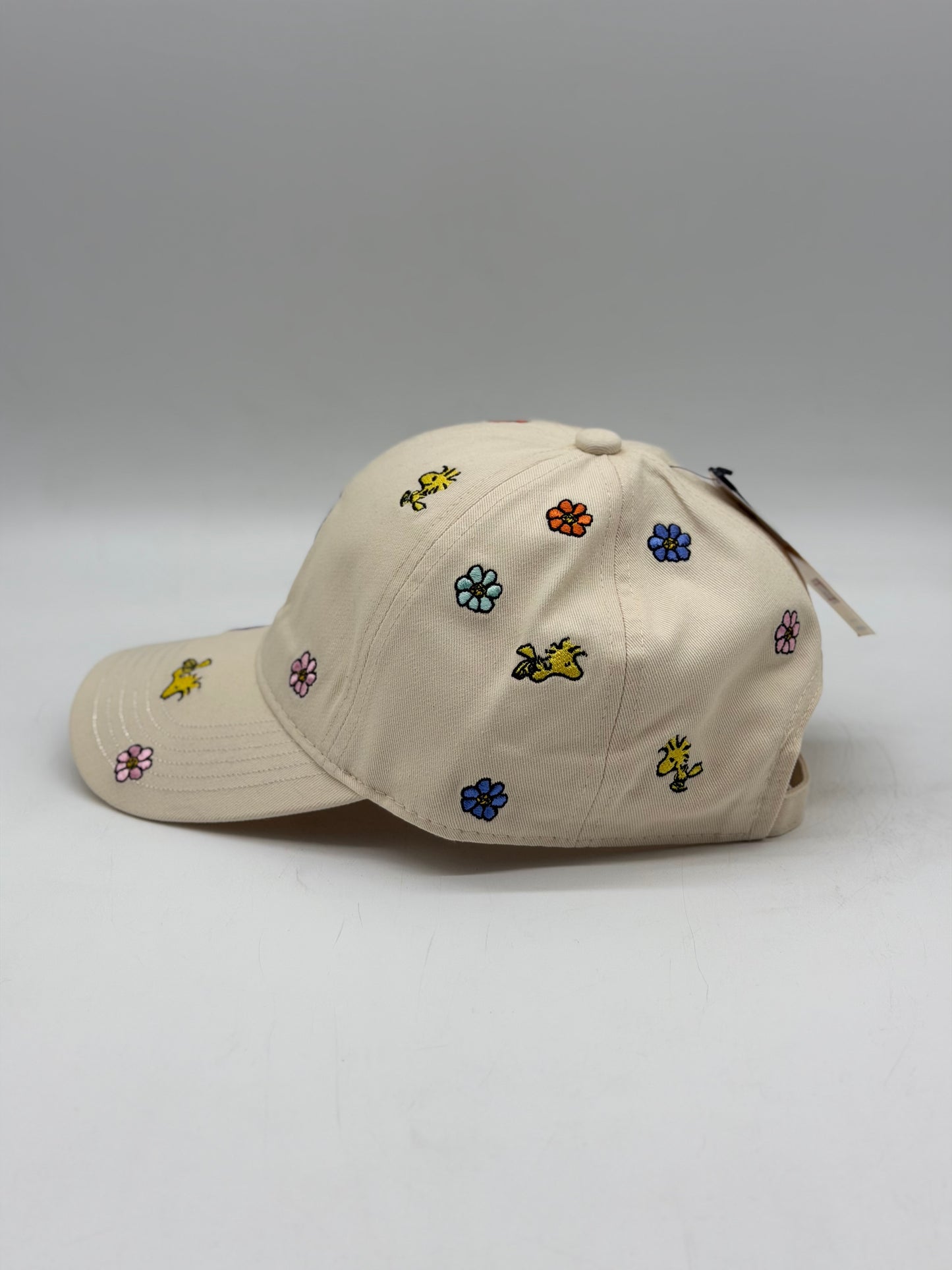 Peanuts Snoopy Floral Allover Embroidered Ball Cap