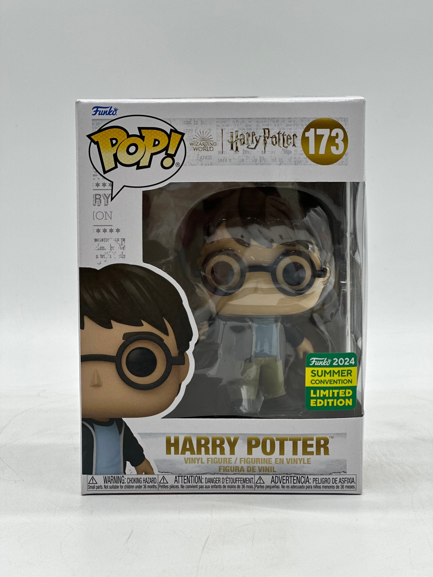 Pop! Wizarding World Harry Potter 173 Harry Potter Funko 2024 Summer Convention Limited Edition