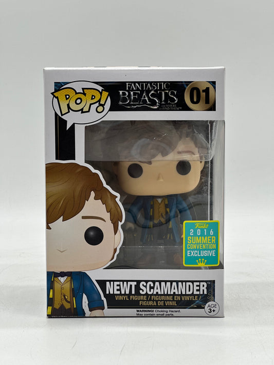 Pop! Fantastic Beasts And Where To Find Them 01 Newt Scamander 2016 Summer Convention Exclusive