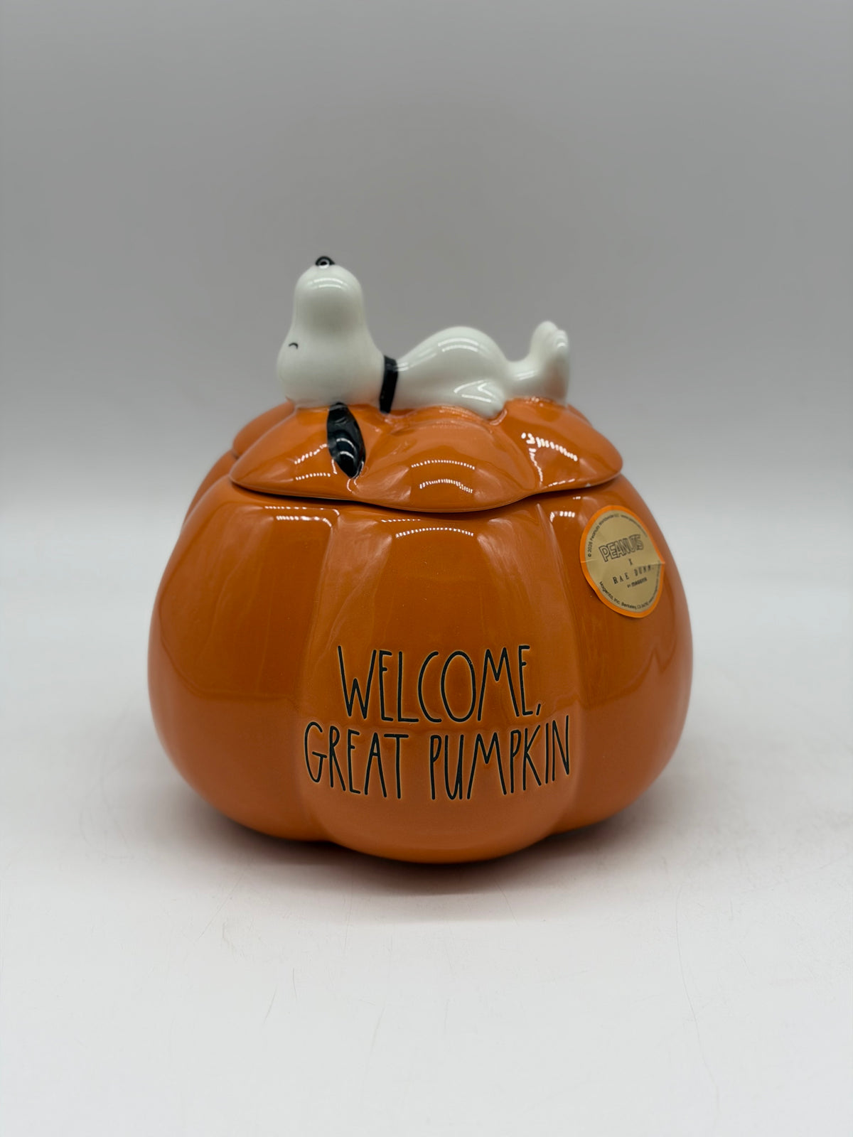 Peanuts Snoopy The Great Pumpkin Cookie Jar
