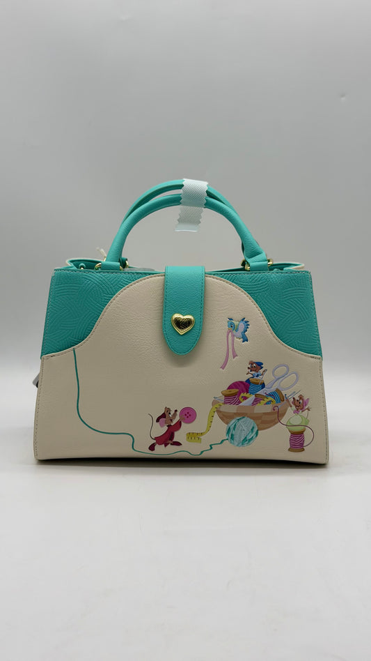 Disney Cinderella Mice & Birds Convertible Crossbody Bag