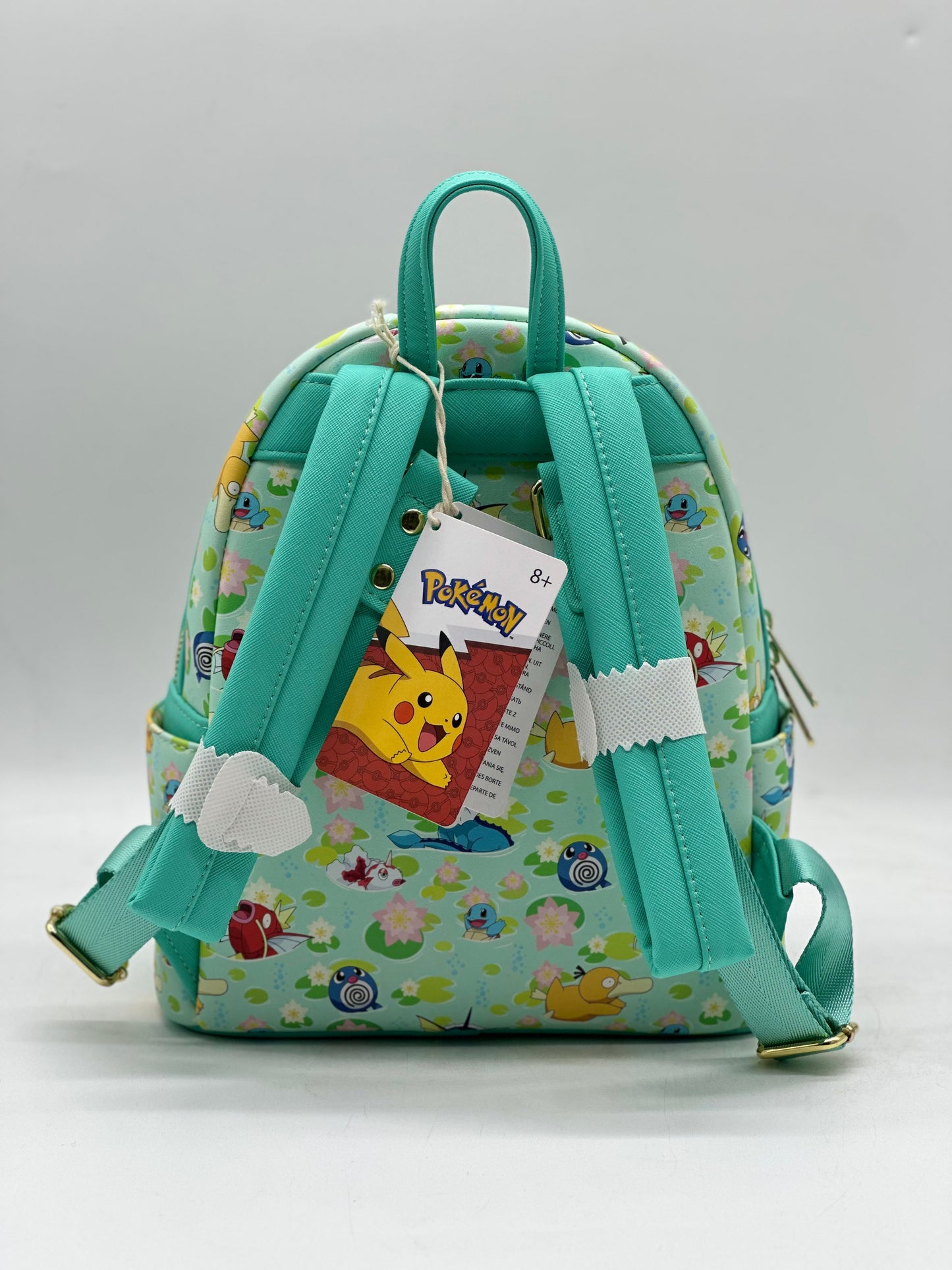 Pokemon Water Type Lily Pad Allover Print Mini Backpack