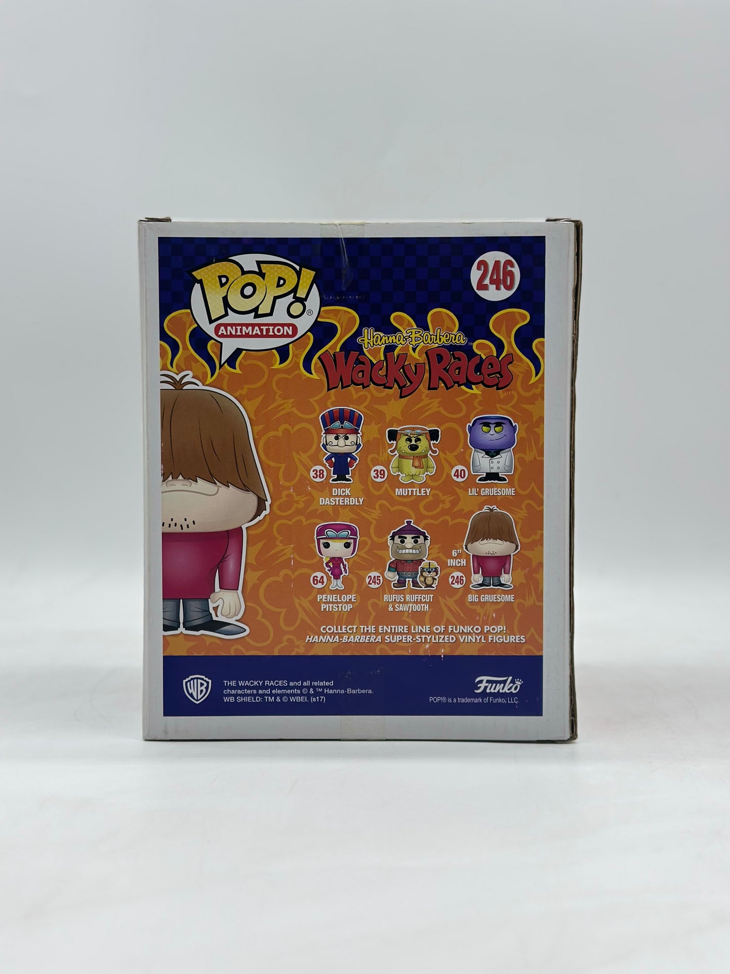 Pop! Animation Hanna Barbera Wacky Races 246 Big Gruesome Saturday Morning Cartoons 1600 Pcs San Diego 2017 6’Inch