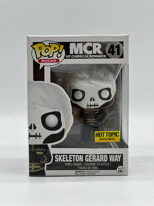 Pop! Rocks MCR My Chemical Romance 41 Skeleton Gerard Way HotTopic Exclusive