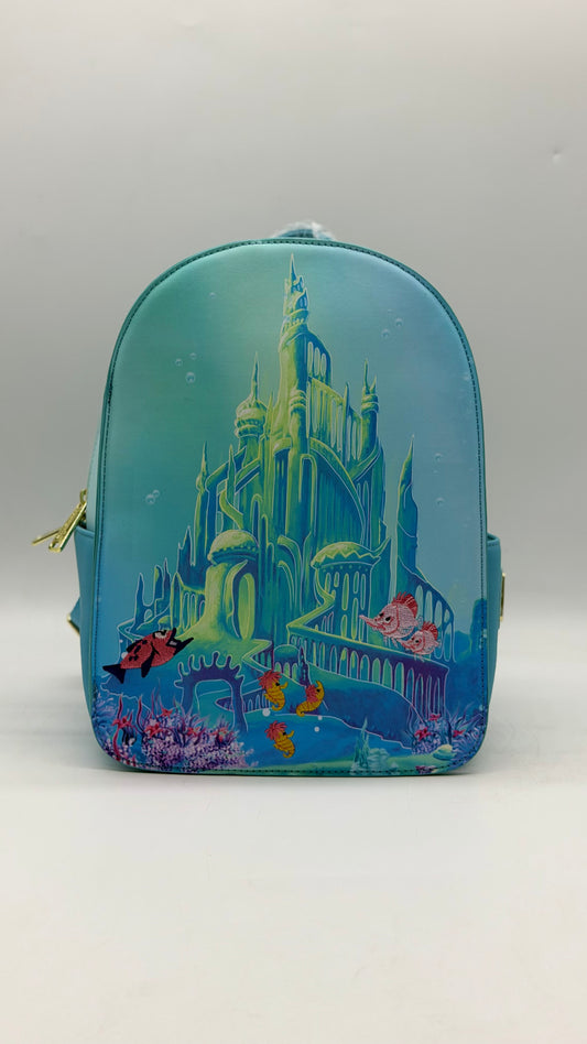Disney The Little Mermaid Castle Backpack