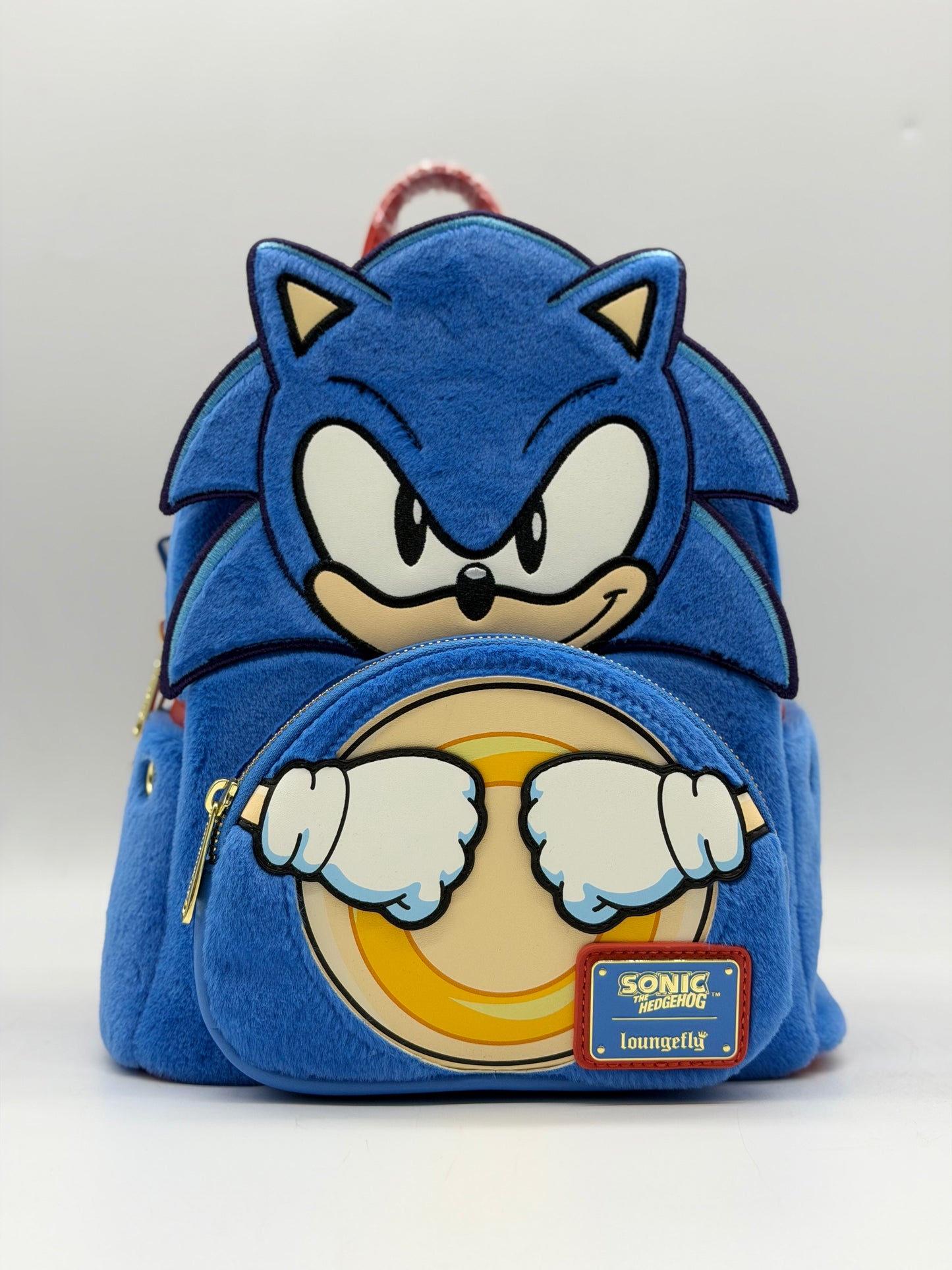 Sonic The Hedgehog Figural Blue Backpack