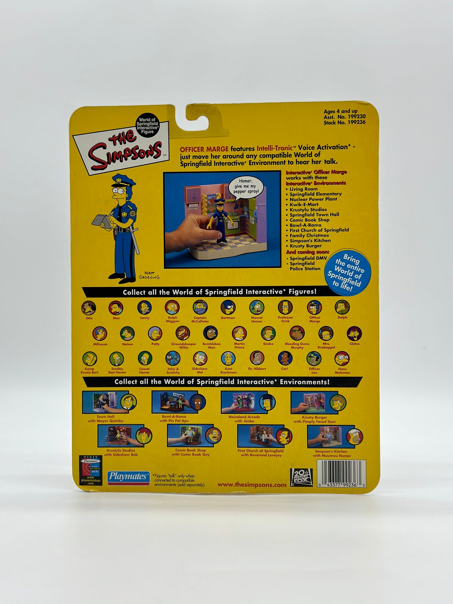 The Simpsons World Of Springfield Interactive Figure Officer Marge